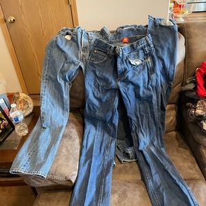 2 pair wrangler one Levi